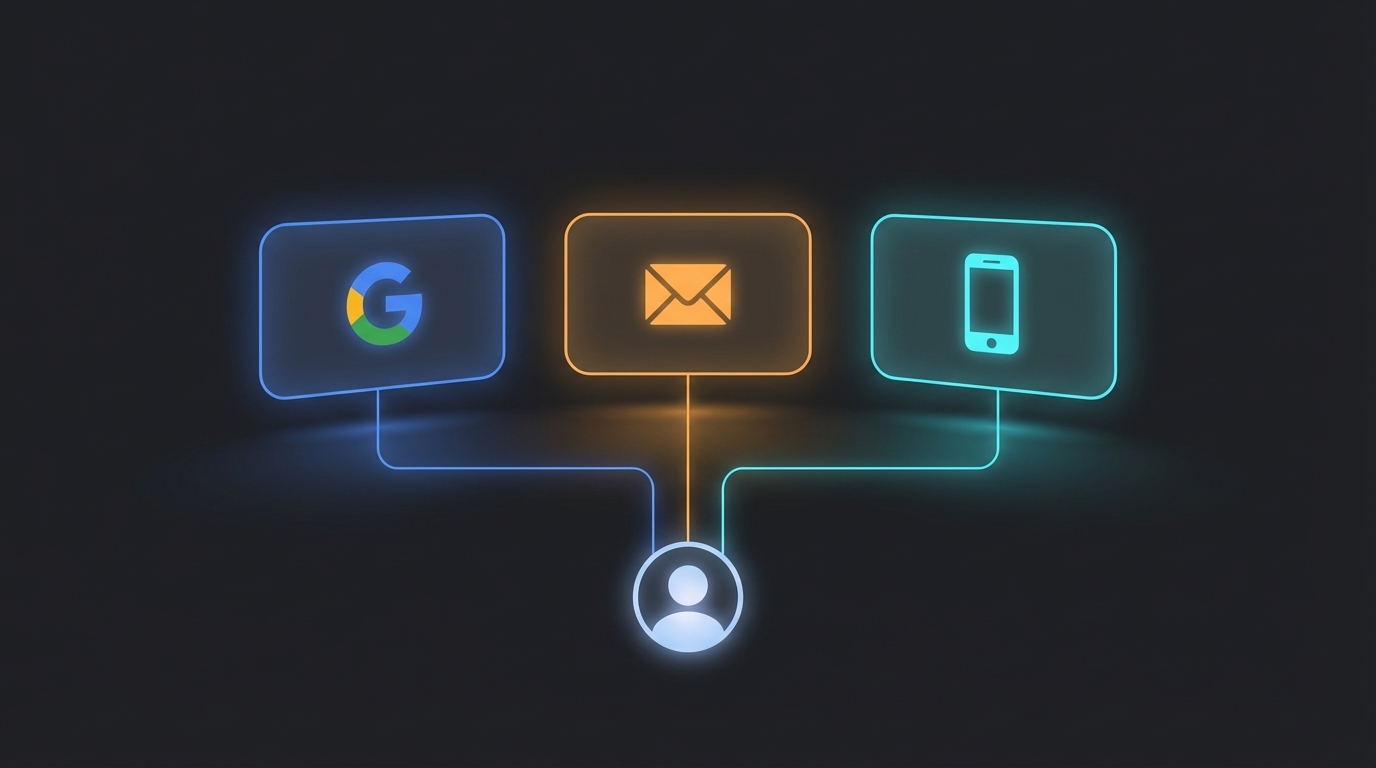 Signing Up with Google, Email, or Phone